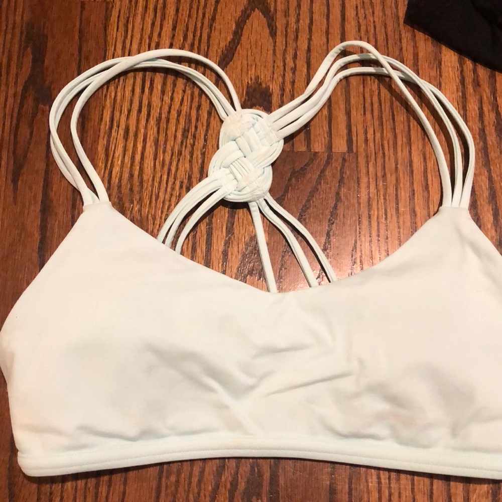 Light Blue LuLu Sports Bra